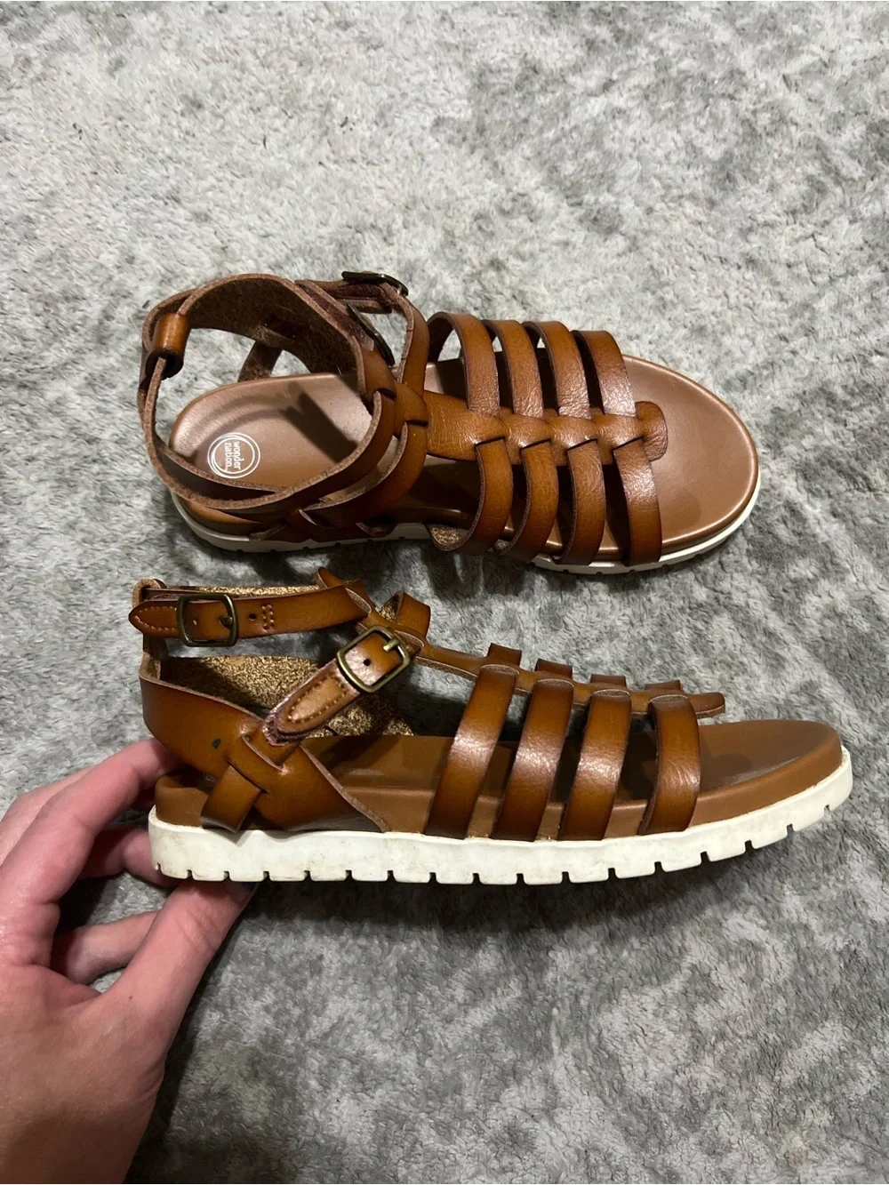 2 pairs of girls sandals. Size 11
